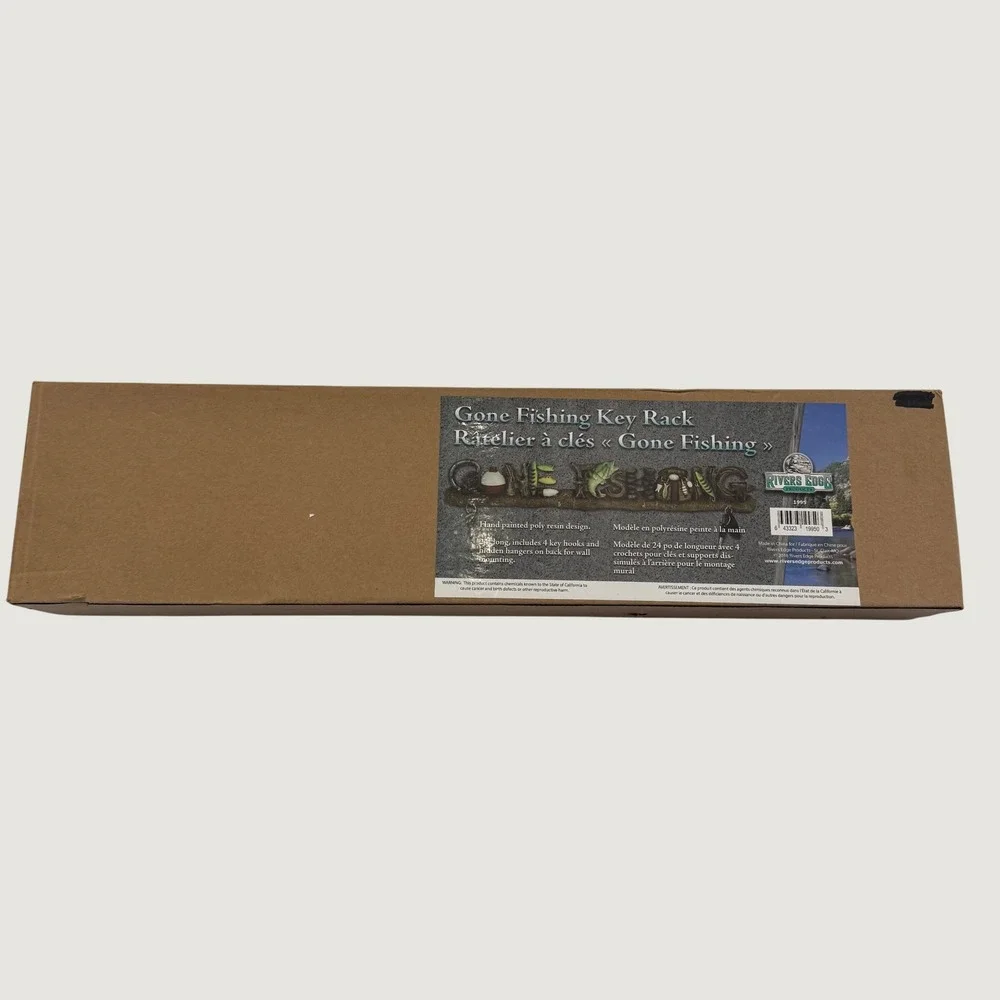 Rivers Edge Gone Fishing Key Rack 24